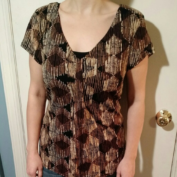 Patterned Dress Shirt
