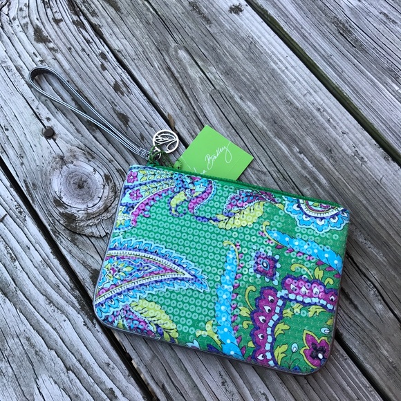 Vera Bradley Shimmer Wristlet