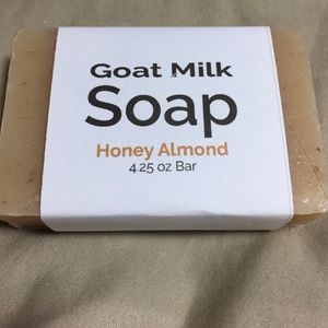 Organic Goat Soap Honey Almond