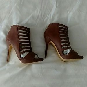 Peep Toe Booties - new