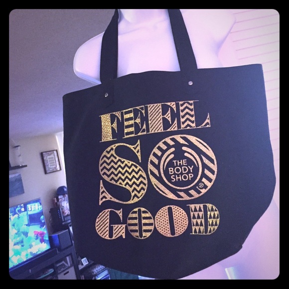 The Body Shop black tote bag