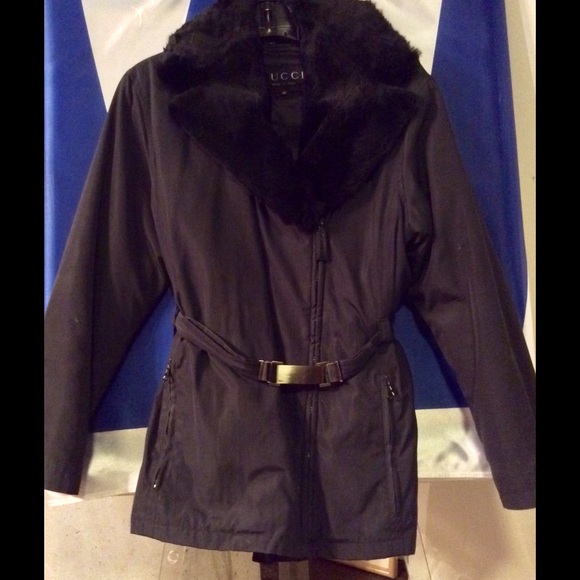 ✨Gucci✨"Multi-Look" Black Belted Coat✨