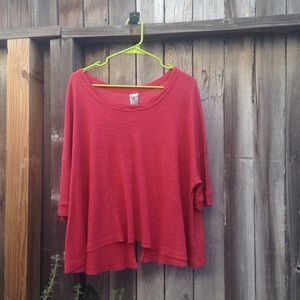 Over sized thermal with back slit