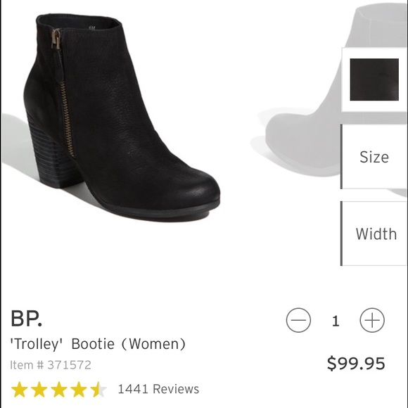 BP Trolley Bootie in Black