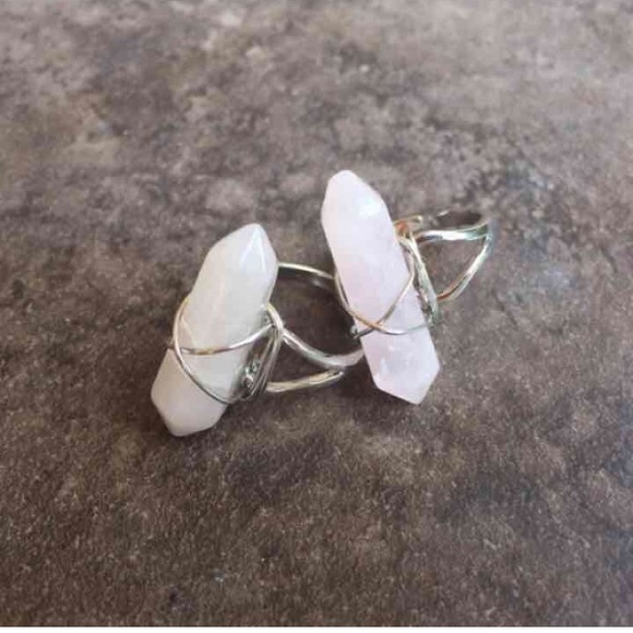 Free People Jewelry - ❌SOLD❌Rose Quartz Ring