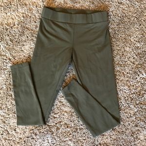 Thick Olive Green Leggings