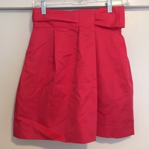 Hot pink mini tulip skirt