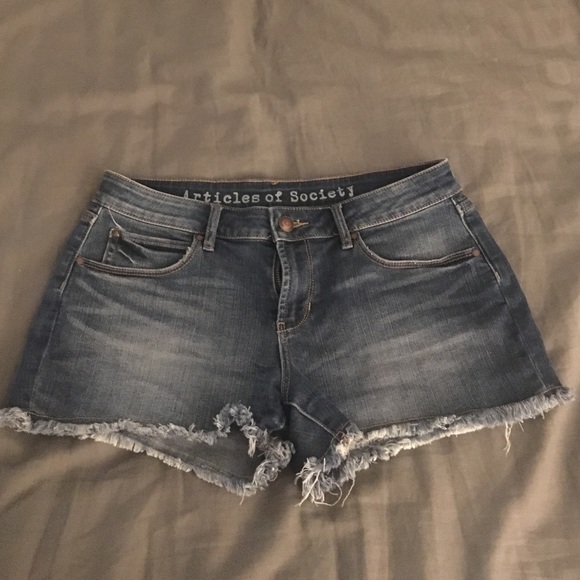 Denim shorts