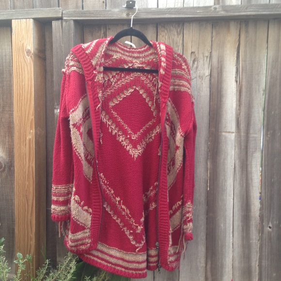 Show Me The Way zip fringe cardigan