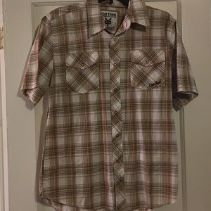 Men's Zoo York casual plaid shirt