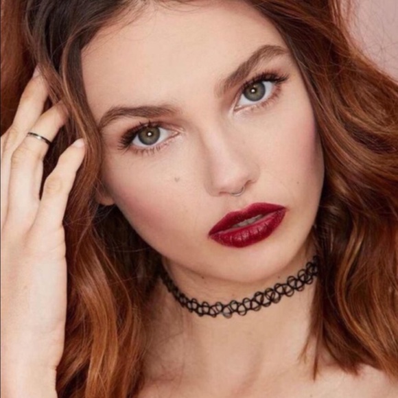 Black Tattoo Choker Necklace. NWT. - Picture 1 of 4