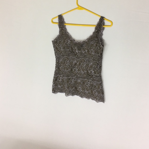 Brand NEW JOSIE NATORI Parfait Lace Tank Top Small