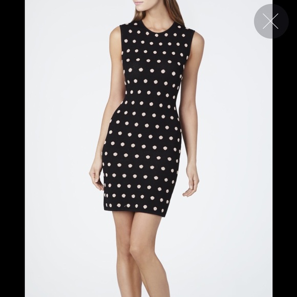 BCBGMaxAzria Dresses & Skirts - BCBG Maxazria polka dot dress. New with tags!
