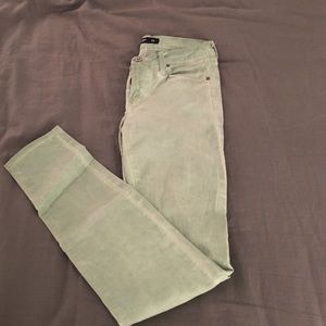 Mint green jeans