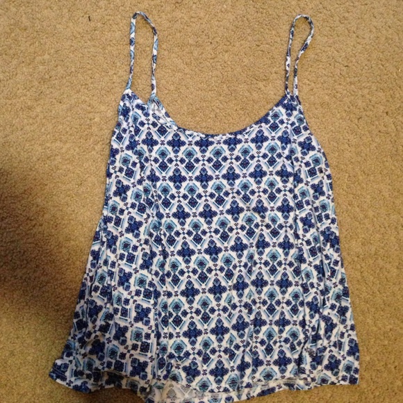 American Eagle "Soft & Sexy" blue tank - Picture 1 of 1