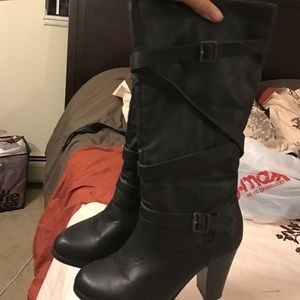 Black boots