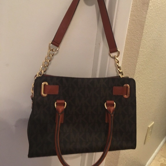 🚫Sold🚫Authentic Michael kors hamilton Brown - Picture 2 of 4