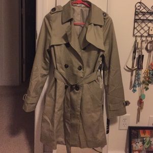 Tobi trench coat size small NWT