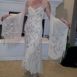 Sue Wong Dress and Shawl