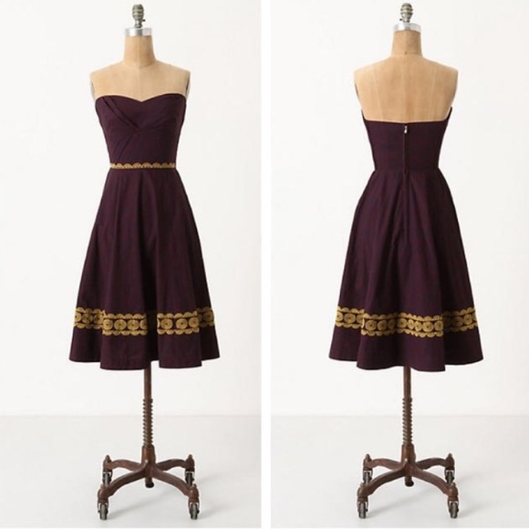 Anthropologie Dresses & Skirts - NWOT Anthropologie strapless dress