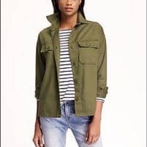 Old Navy olive camp shirt.