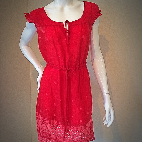 johnny was red dress