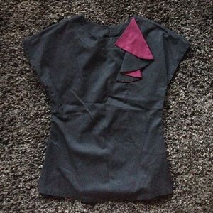 Ruffled office top
