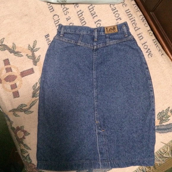 VINTAGE:💫Lee High waisted pencil skirt - Picture 3 of 4