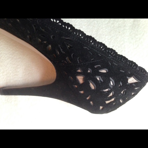 Valentino Black Suede Pumps - Sz. 38 1/2 -8 1/2