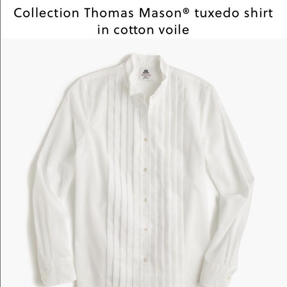 JCREW for Thomas Mason Tuxedo Shirt (4)