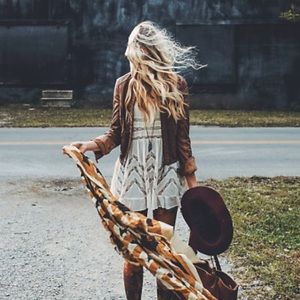 Free people voile lace trapeze slip