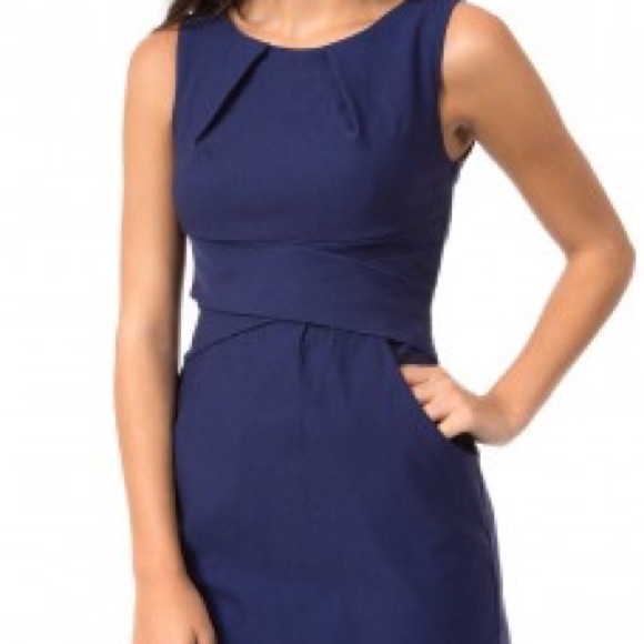 Navy Blue Sheath Dress Sz 3 NWT