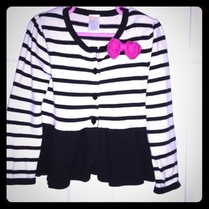 Little Girl's Striped Sweater