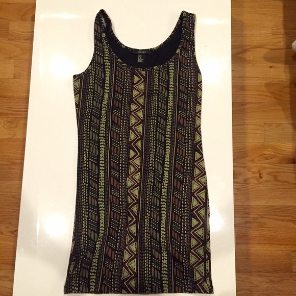 Tribal body con, tank top dress, Forever 21 - Picture 1 of 1