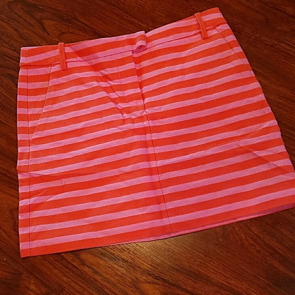 J. Crew Dresses & Skirts - J. Crew candy striped skirt with pockets sz 2