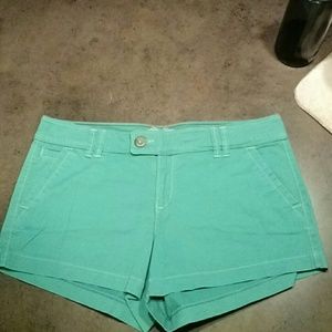 American Eagle teal green shorts size 14