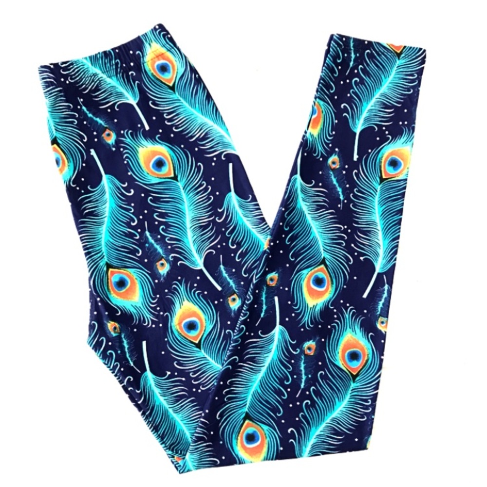 Buttery Soft Gorgeous Feather Legging Plus Size TC