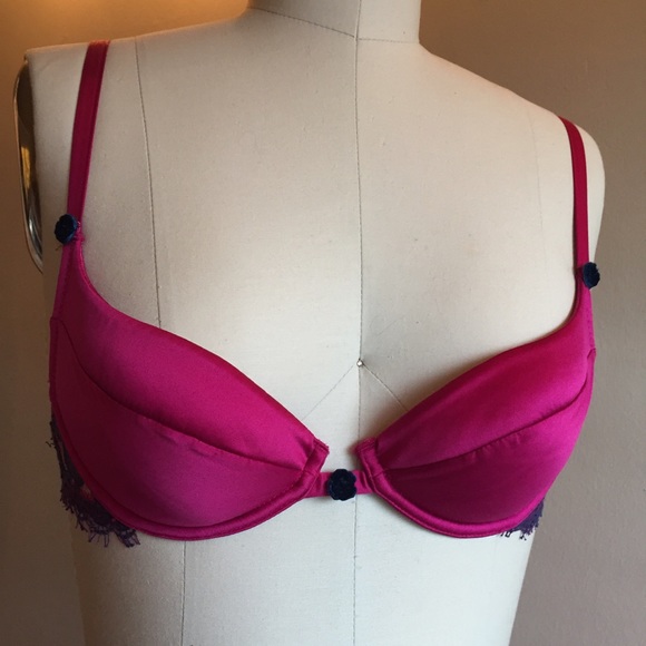 NWOT Pink Silk Bra by Spoylt