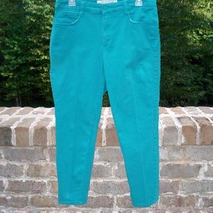 Jones New York (JNY) Teal Jeans - Size 12