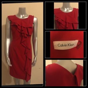 Calvin Klein Red Dress