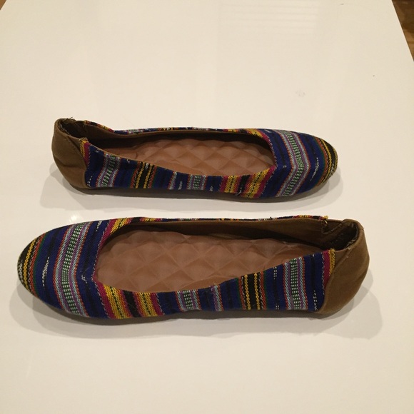 Woven, tribal, Reef, flats