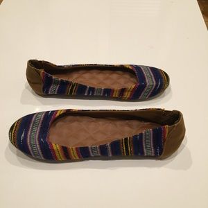 Woven, tribal, Reef, flats