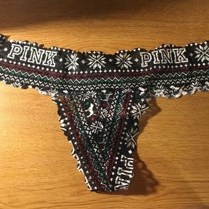 Holiday PINK thong