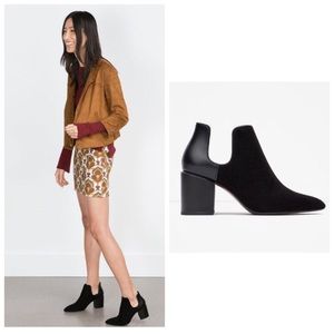 Zara Cutout Ankle Booties
