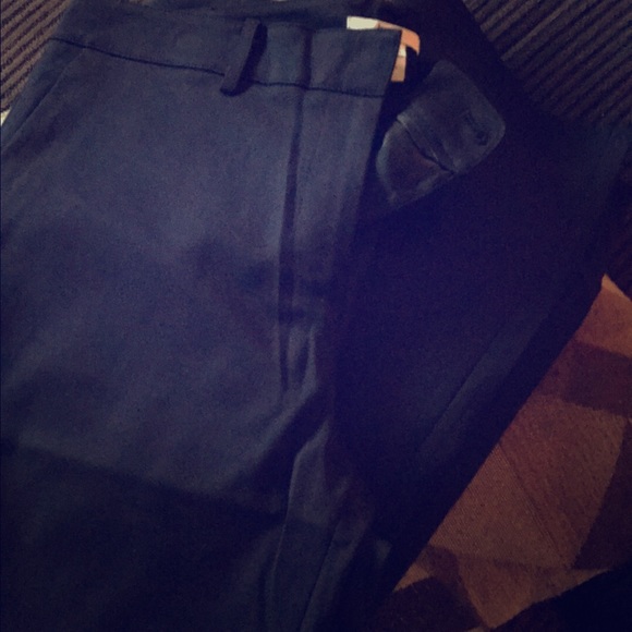 NWT cropped black pants