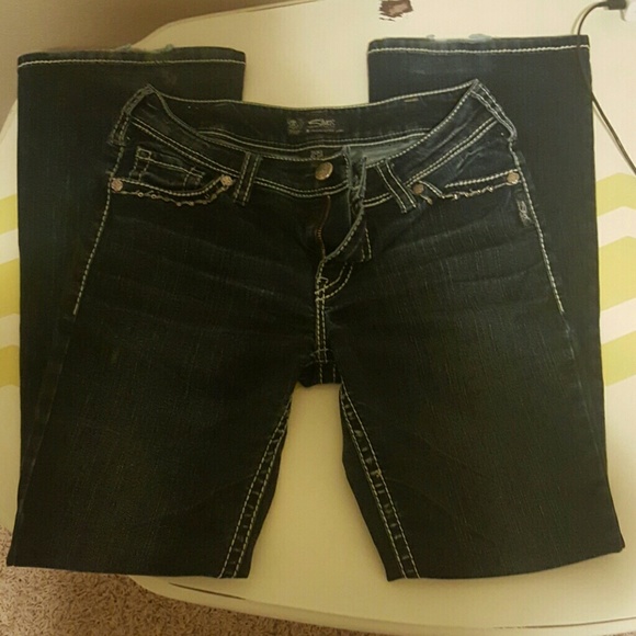 Silver jeans