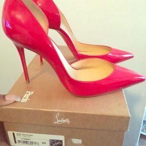 Sz 42 Christian Louboutin Iriza Half d'Orsay Pump