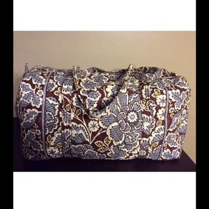 Vera Bradley SLATE BLOOMS Large Duffle