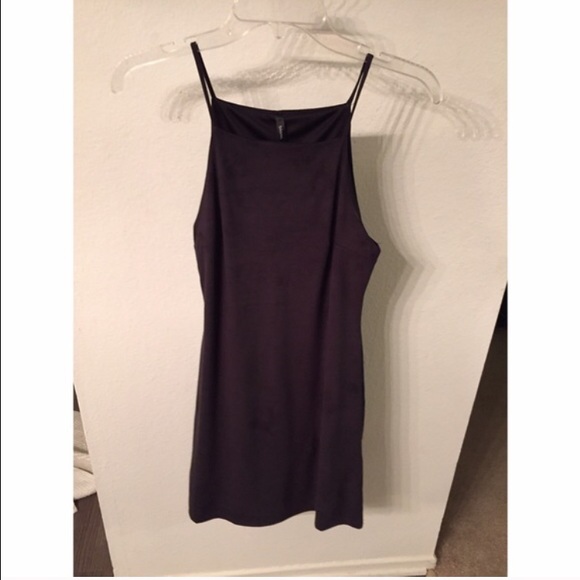 Black Suede Dress