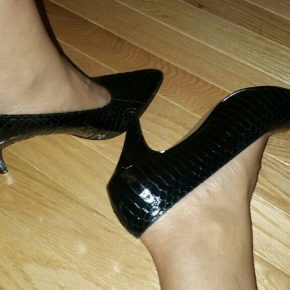 Vintage Bella Toscaro genuine snake skin pumps - Picture 3 of 4